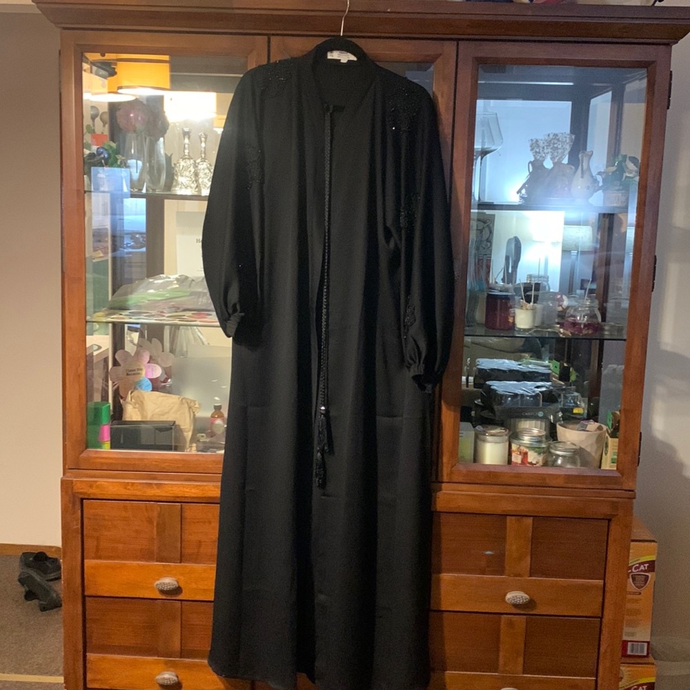 Beautiful Abaya worn once to a Walima I have to list it as a maxi dress.